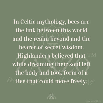 Explaining the meaning and lore of the Celtic Scottish bee.